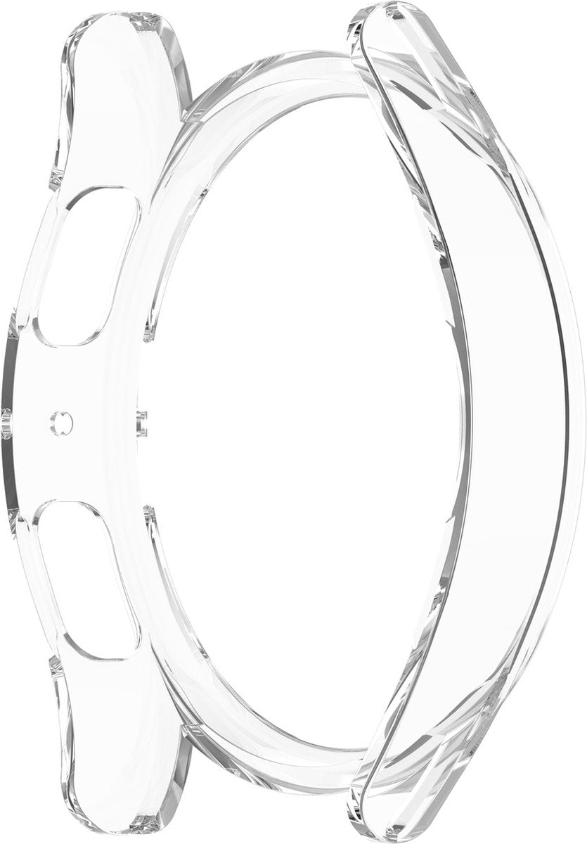 YONO Bumper geschikt voor Galaxy Watch 5 (40 mm) - Hoesje - Full Cover Case - Transparant