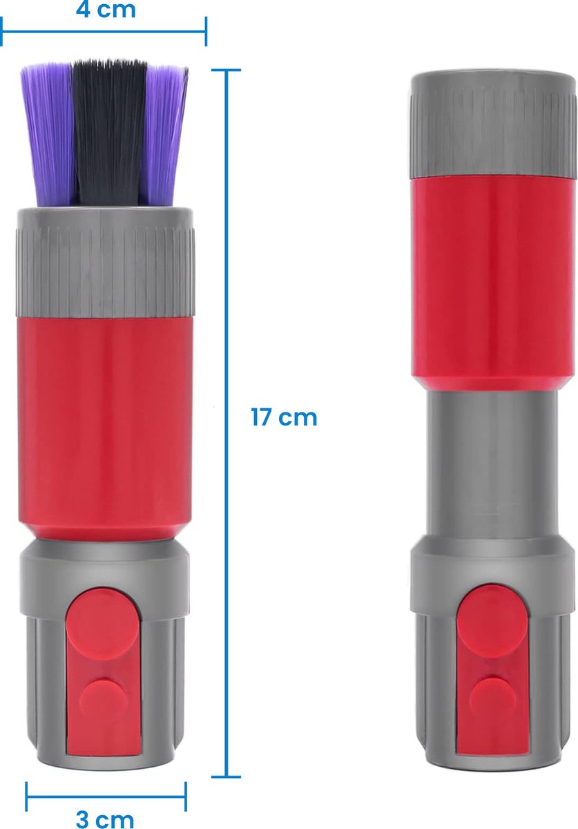 YONO Anti-Scratch Borstel Opzetstuk geschikt voor Dyson V15/V11/V10/V8/V7/V6 - Mondstuk Zuigmond Accessoires Onderdelen