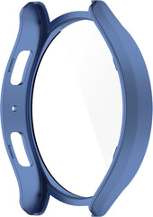 YONO Bumper geschikt voor Samsung Galaxy Watch 6 - 44mm - Screen Protector Hoesje - Full Cover Case - Lichtblauw