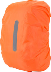 YONO Regenhoes Rugzak Waterdicht - Reflecterende Backpack Hoes - 20 tot 29 Liter - Oranje - S