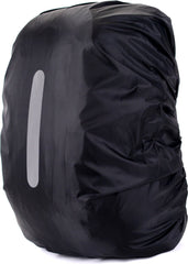 YONO Regenhoes Backpack Waterdicht - Reflecterende Rugzak Hoes Vliegtuig - 71 tot 80 Liter - Zwart - XXL
