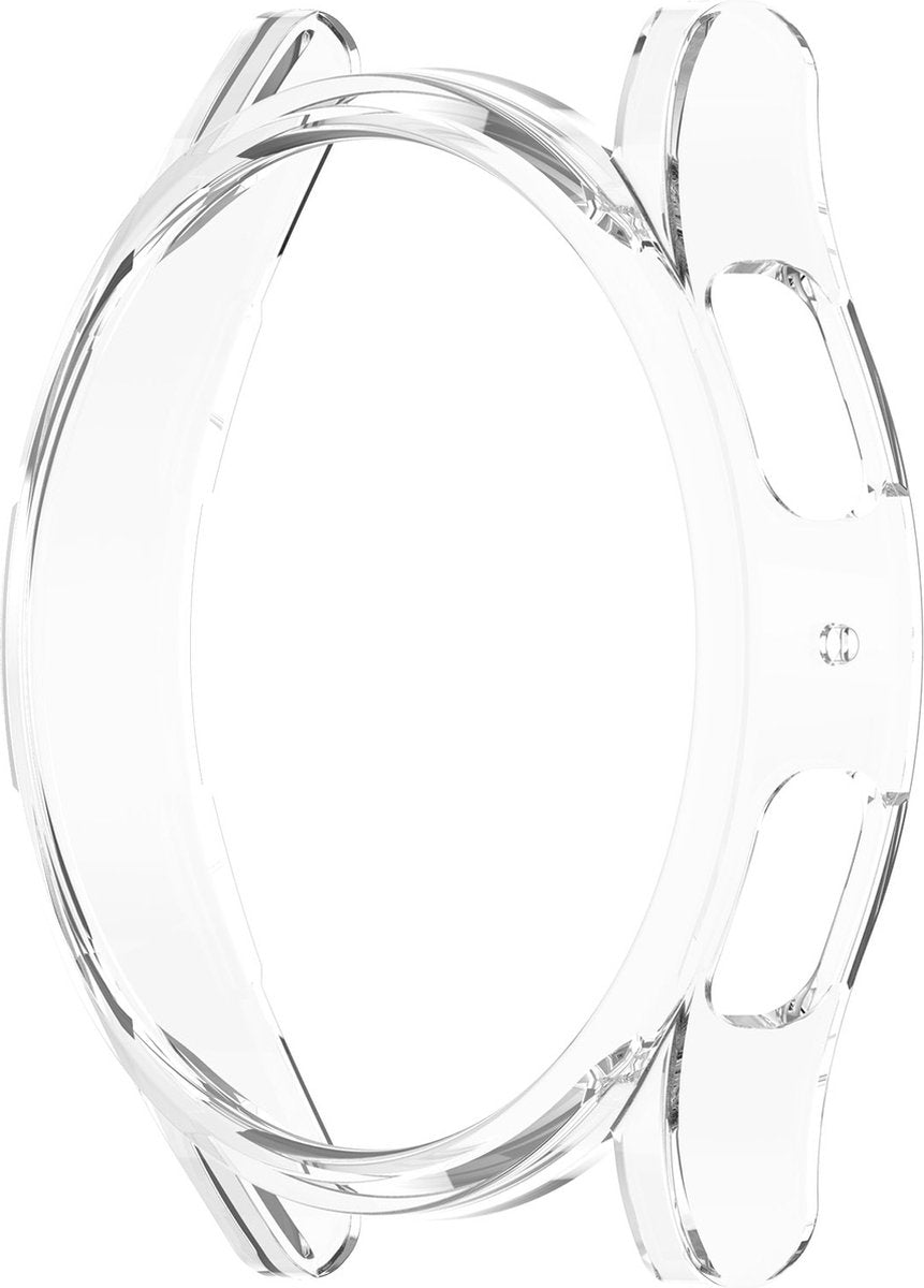 YONO Bumper geschikt voor Galaxy Watch 5 (40 mm) - Hoesje - Full Cover Case - Transparant