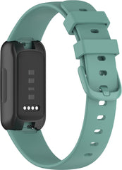 YONO Siliconen Bandje geschikt voor Fitbit Inspire 3 - Leisteen - Small