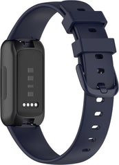 YONO Siliconen Bandje geschikt voor Fitbit Inspire 3 - Donkerblauw - Small