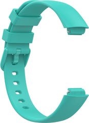 YONO Siliconen Bandje geschikt voor Fitbit Inspire 3 - Turquoise - Large