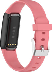 YONO Siliconen Bandje geschikt voor Fitbit Luxe - Roze - Small