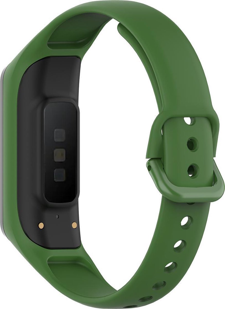 YONO Bandje geschikt voor Galaxy Fit 2 - Siliconen – Groen