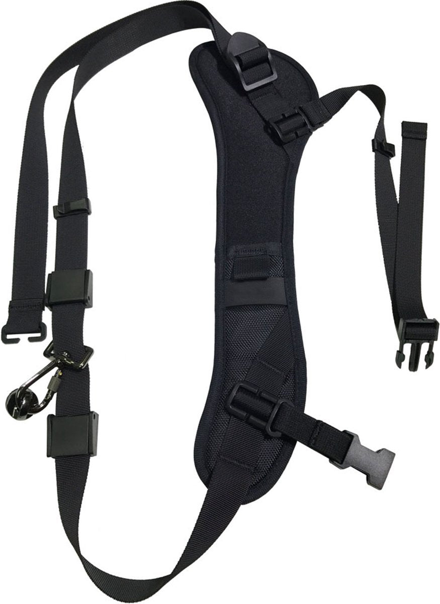 YONO Camera Riem voor Systeemcamera - Luxe Camera Strap geschikt voor Canon - Nikon - Sony - Schouderriem Draagriem Fotocamera - Zwart