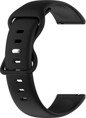 YONO Siliconen Soft Bandje 22mm - Horlogebandje geschikt voor Samsung Galaxy Watch 46mm / 3 (45mm) / Gear s3 - Polar Vantage M2 / Grit X - Huawei Watch GT 3 (pro) / 2 - Amazfit GTR - Zwart - Large