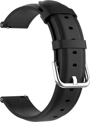 YONO Bandje geschikt voor Samsung Galaxy Watch 6/5 - Vacca Leer - Zwart