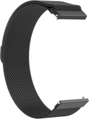 YONO Milanees Bandje 22mm - Horlogebandje geschikt voor Samsung Galaxy Watch 46mm / 3 (45mm) / Gear s3 - Polar Vantage M2 / Grit X - Huawei Watch GT 3 (pro) / 2 - Amazfit GTR - Zwart