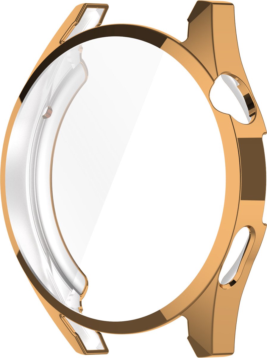 YONO Bumper geschikt voor Huawei Watch GT 3 - 46mm - Full Cover Soft Case - Hoesje - Rose Gold