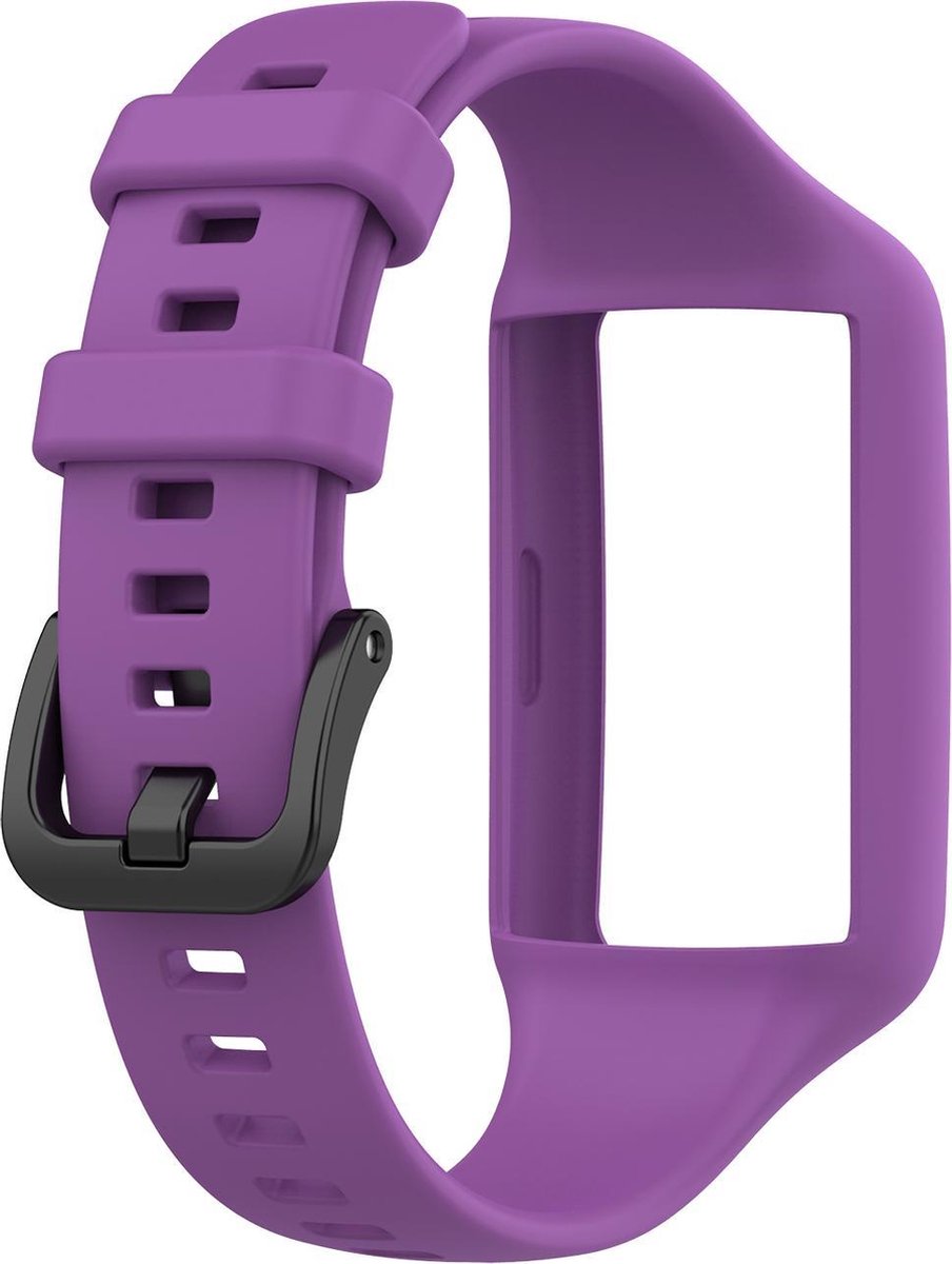 YONO Siliconen Bandje geschikt voor Huawei Band 6 - Paars