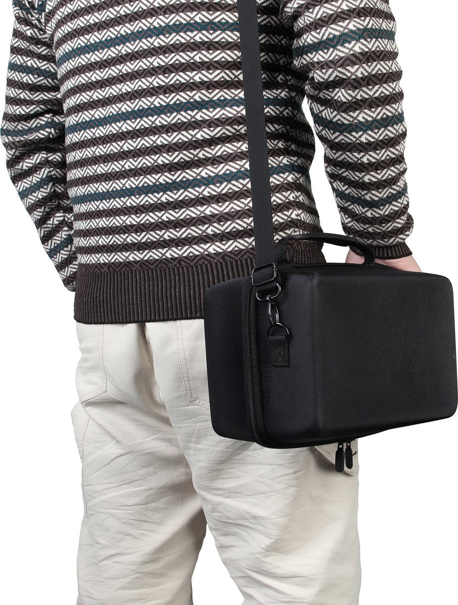 YONO Hard Case geschikt voor Marshall Acton 2 / 3 - Beschermhoes met Schouderriem - Zwart