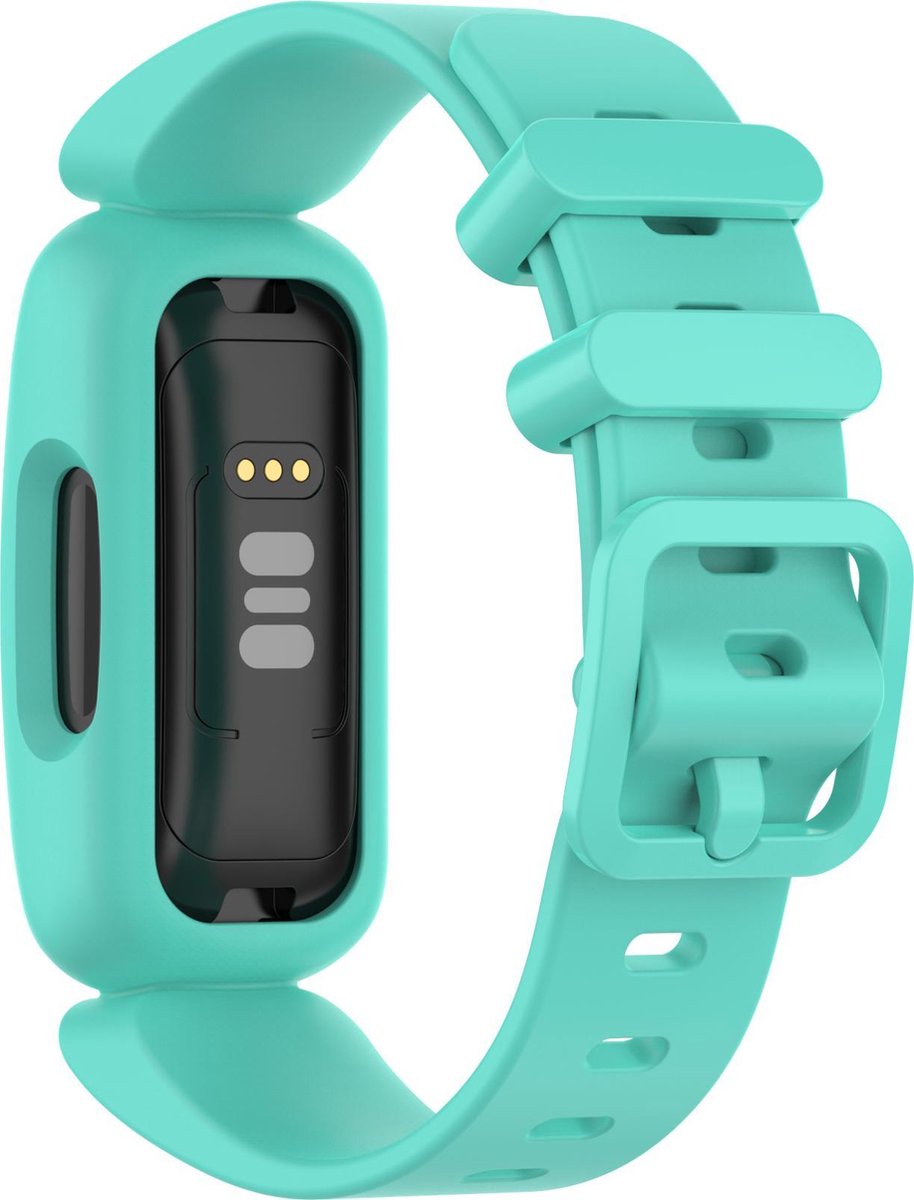 YONO Siliconen Bandje geschikt voor Fitbit Ace 3 Kids - Inspire 2 - Turquoise