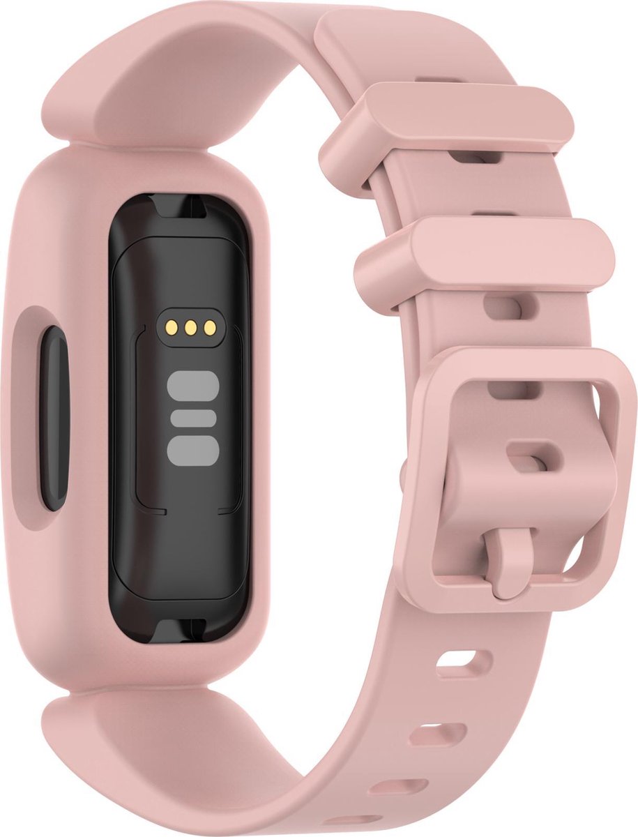 YONO Siliconen Bandje geschikt voor Fitbit Ace 3 Kids - Inspire 2 - Roze
