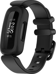 YONO Siliconen Bandje geschikt voor Fitbit Ace 3 Kids - Inspire 2 - Zwart