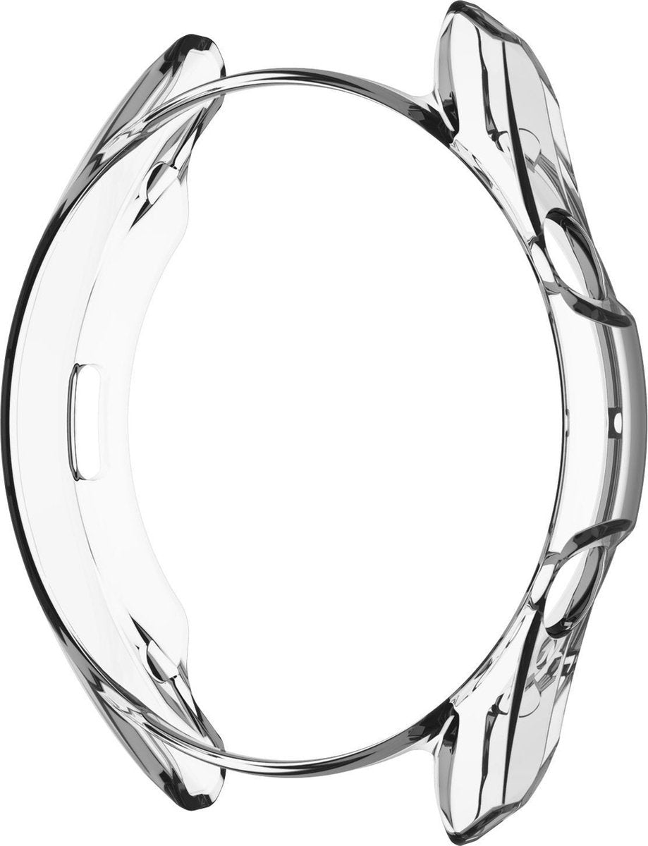 Bumper geschikt voor Samsung Galaxy Watch 3 41mm – Siliconen Case Screenprotector – Transparant