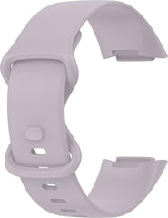 YONO Siliconen Bandje geschikt voor Fitbit Charge 5 / 6 - Lavendel - Large