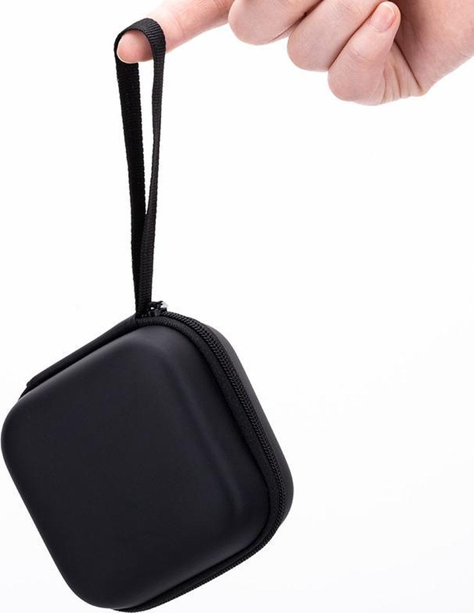 Bescherm Hoes - Hard Case - Universeel hoesje voor oordopjes - Geschikt voor Bluetooth Headset - In-ear Oortjes - Earpods – Zwart