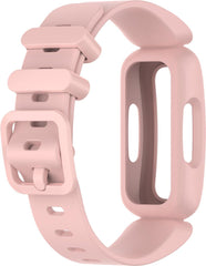 YONO Siliconen Bandje geschikt voor Fitbit Ace 3 Kids - Inspire 2 - Roze