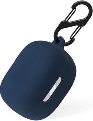 YONO Soft Case geschikt voor JBL Live Pro 2 TWS - Hoesje met Clip - Donkerblauw