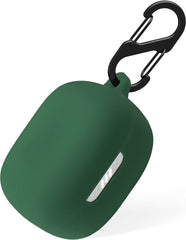 YONO Soft Case geschikt voor JBL Live Pro 2 TWS - Hoesje met Clip - Donkergroen