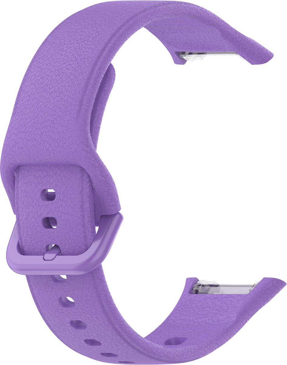 YONO Siliconen Bandje geschikt voor Oppo Watch Free - Paars