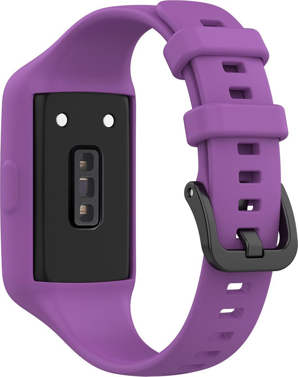 YONO Siliconen Bandje geschikt voor Huawei Band 6 - Paars