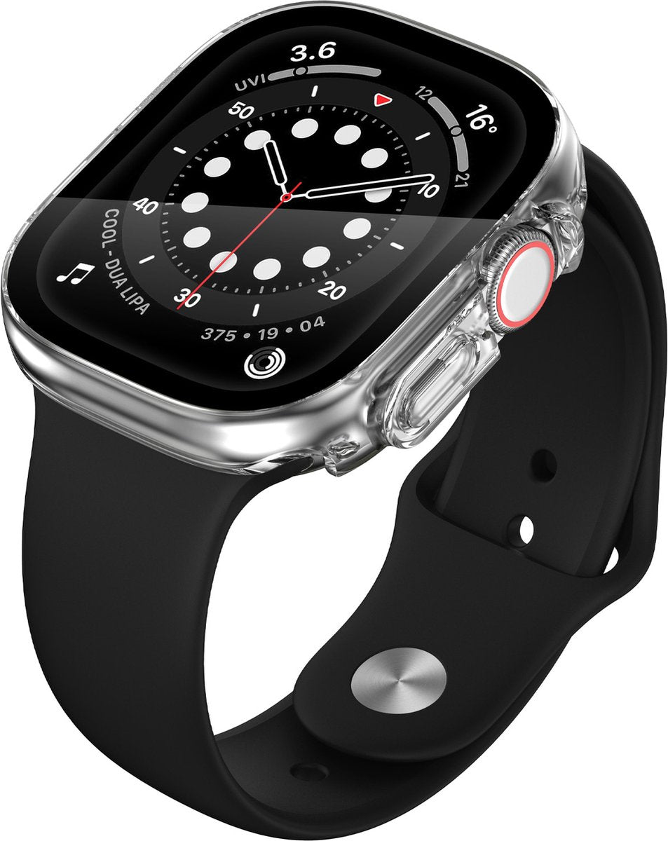 YONO Screen Protector Bumper geschikt voor Apple Watch Ultra (49mm) - Full Cover Case - Hoesje - Transparant