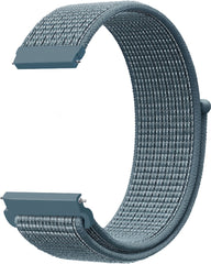 YONO Nylon Velcro Bandje 22mm - Horlogebandje geschikt voor Samsung Galaxy Watch 46mm / 3 (45mm) / Gear s3 - Polar Vantage M2 / Grit X - Huawei Watch GT 3 (pro) / 2 - Amazfit GTR - Leisteen