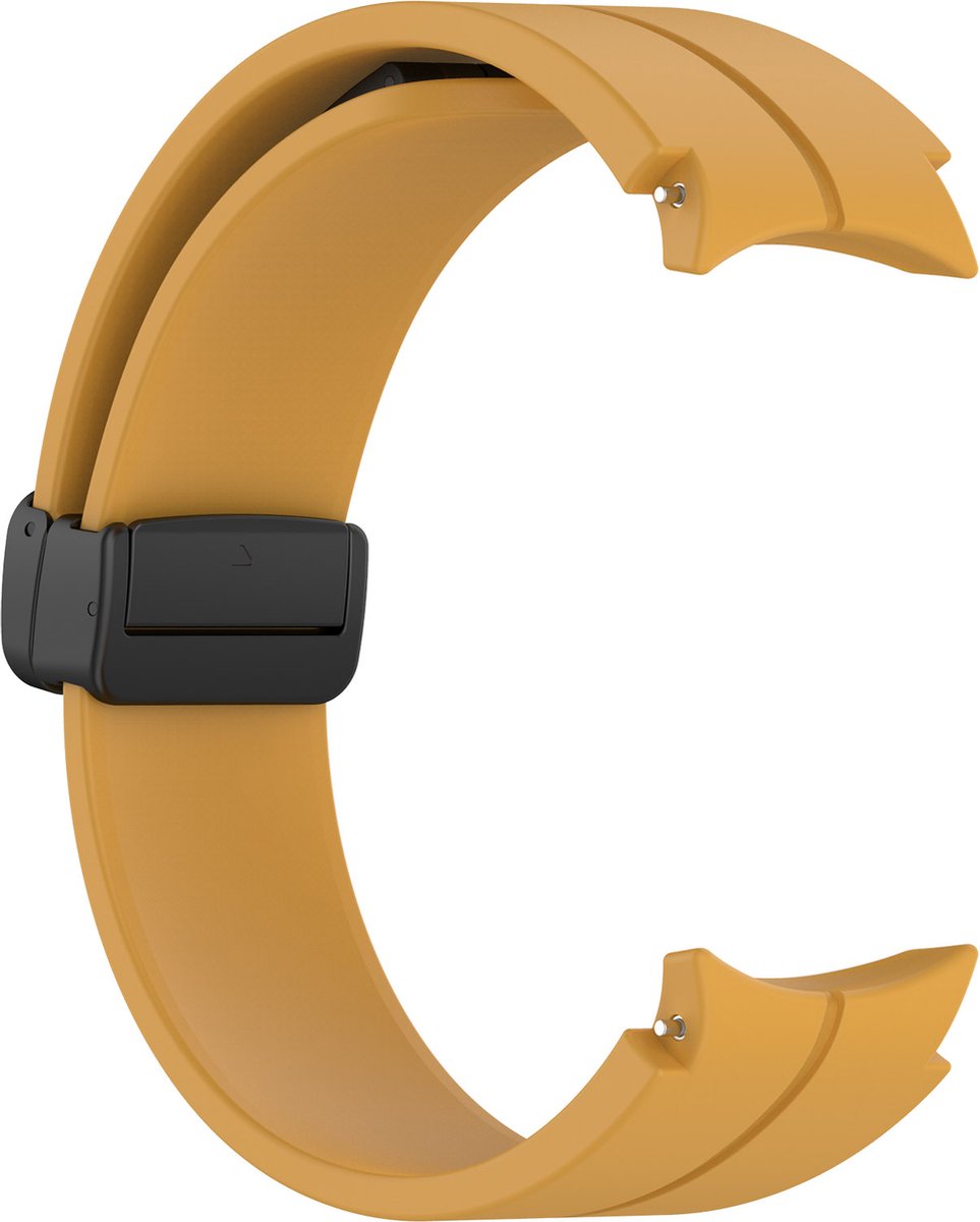 YONO Luxe Siliconen Sport Bandje 20mm geschikt voor Samsung Galaxy Watch 7 / 6 / 5 / 4 (40/43/44/47 mm) - Oranje