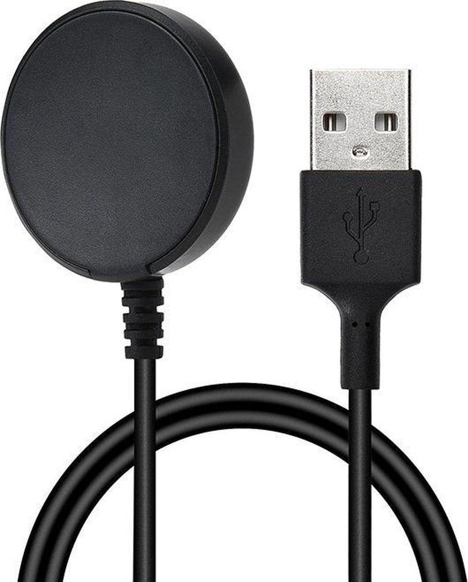 YONO Oplader geschikt voor Samsung Galaxy Watch 5 - 4 - 3 - Active 2 - Oplaadkabel – 1 Meter – Zwart