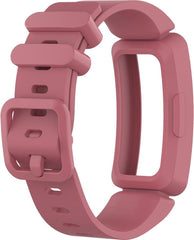 YONO Siliconen Bandje - Geschikt voor Fitbit Ace 2 Kids - Rood