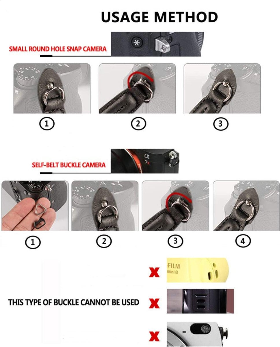 YONO Camera Riem Nylon voor Compact Camera en Systeemcamera - Vintage Schouder Strap geschikt voor Canon / Nikon / Sony / Panasonic - Donkergroen