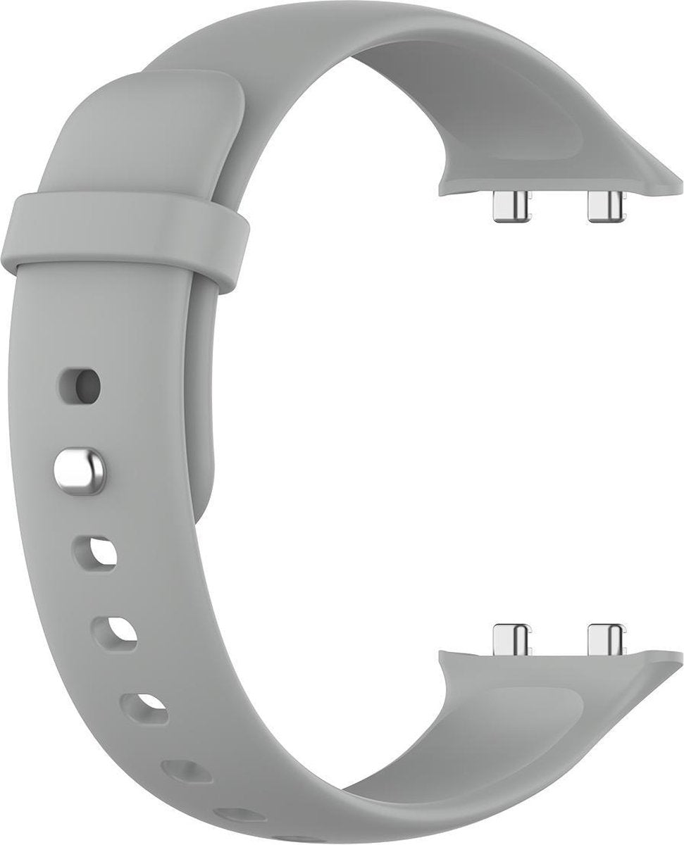 YONO Siliconen Bandje geschikt voor Oppo Watch 46mm – Grijs