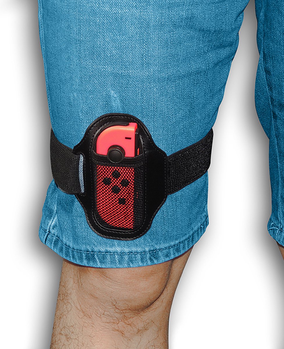 YONO Leg Strap Mount – Accessoires Houder Grip geschikt voor Nintendo Switch Joy Con Controller – 2 Stuks