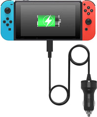 YONO Auto Oplader geschikt voor Nintendo Switch / OLED / LITE - Type-C Oplaadkabel - Autolader - 1.5 Meter