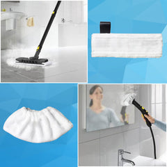 YONO Accessoires Set geschikt voor Kärcher Easyfix SC2 SC3 SC4 SC5 - Mop - Dweil - Microvezel Stoomreinigeraccessoires