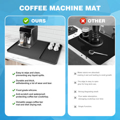 YONO Koffie Afdruipmat Siliconen XL